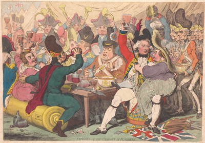 Fatigues of the Campaign in Flanders, &copy; Beinecke Rare Book & Manuscript Library, Yale University