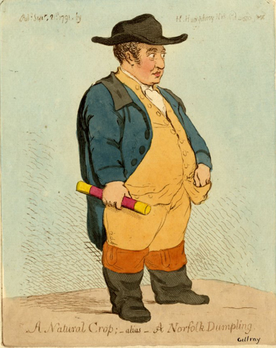 A Natural Crop, alias a Norfolk Dumpling, &copy; Trustees of the British Museum