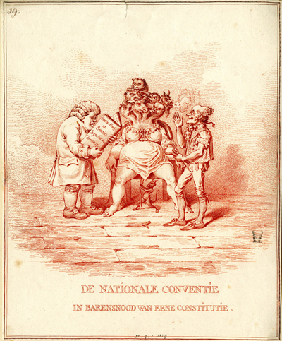 De Nationale Conventie in Barensnood van Eene Constitutie