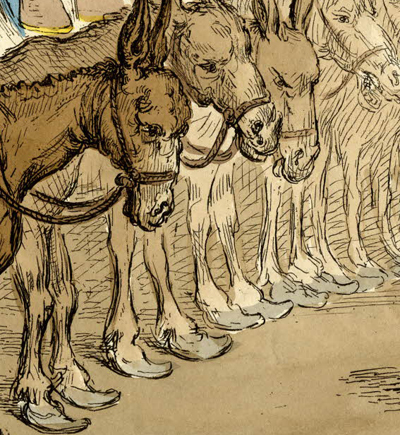 Detail from L'Infanterie Francaise en Egypte