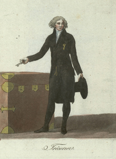 Robes prescribed
for le Tr&eacute;sorier