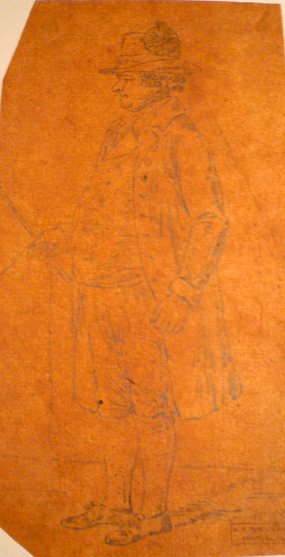 Billy the Gamekeeper Drawing